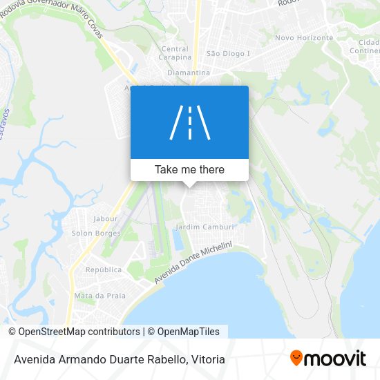 Avenida Armando Duarte Rabello map