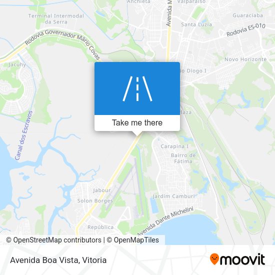 Avenida Boa Vista map