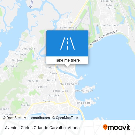 Avenida Carlos Orlando Carvalho map