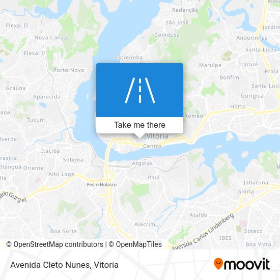 Avenida Cleto Nunes map