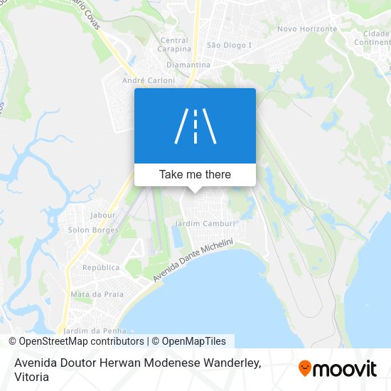 Avenida Doutor Herwan Modenese Wanderley map