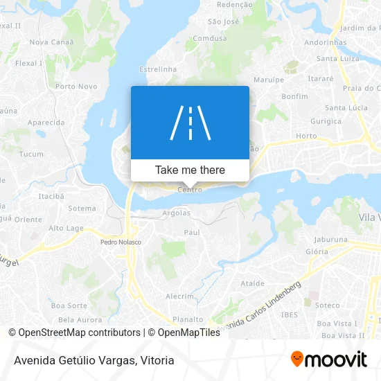 Avenida Getúlio Vargas map