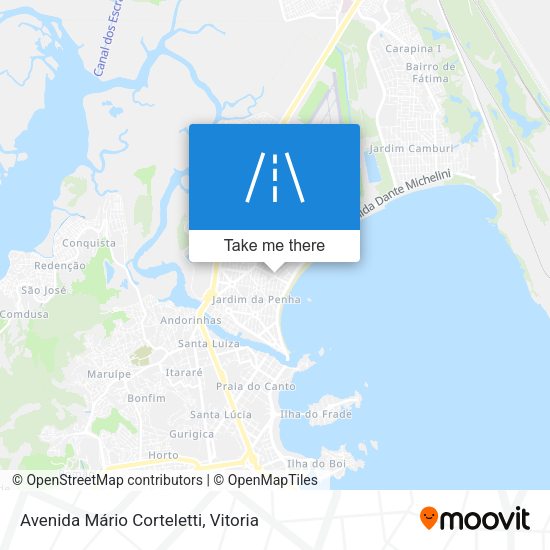 Avenida Mário Corteletti map