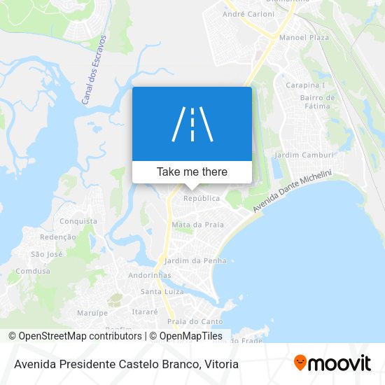 Avenida Presidente Castelo Branco map
