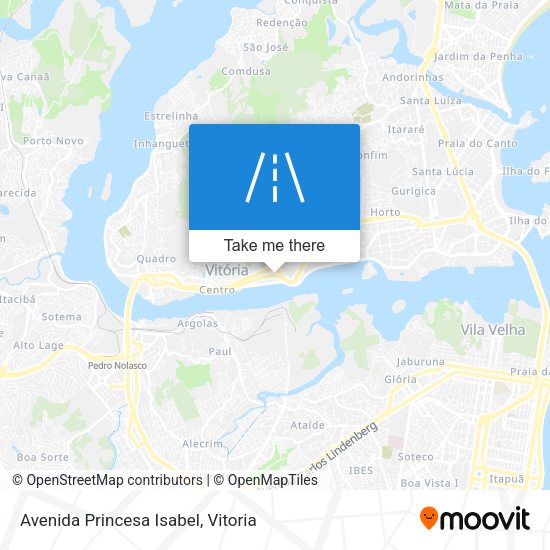 Avenida Princesa Isabel map