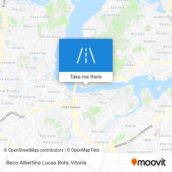 Beco Albertina Lucas Rohr map