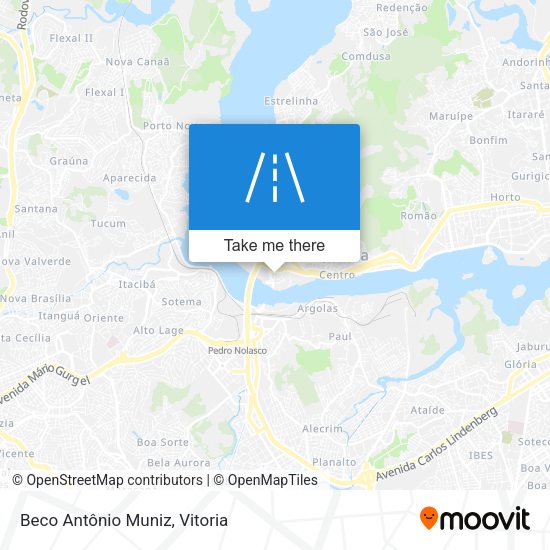 Beco Antônio Muniz map