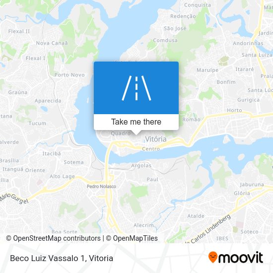 Beco Luiz Vassalo 1 map