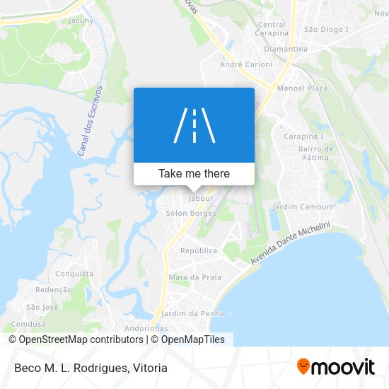 Beco M. L. Rodrigues map