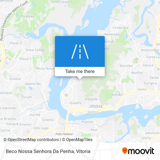 Beco Nossa Senhora Da Penha map