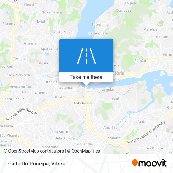 Ponte Do Príncipe map