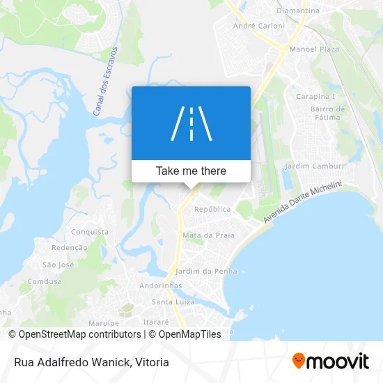 Rua Adalfredo Wanick map