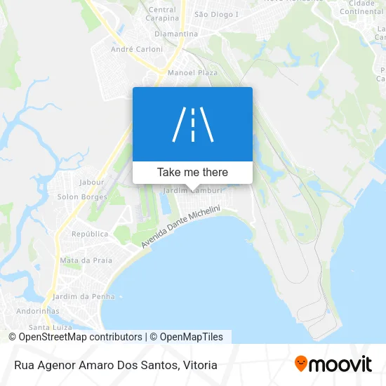 Rua Agenor Amaro Dos Santos map