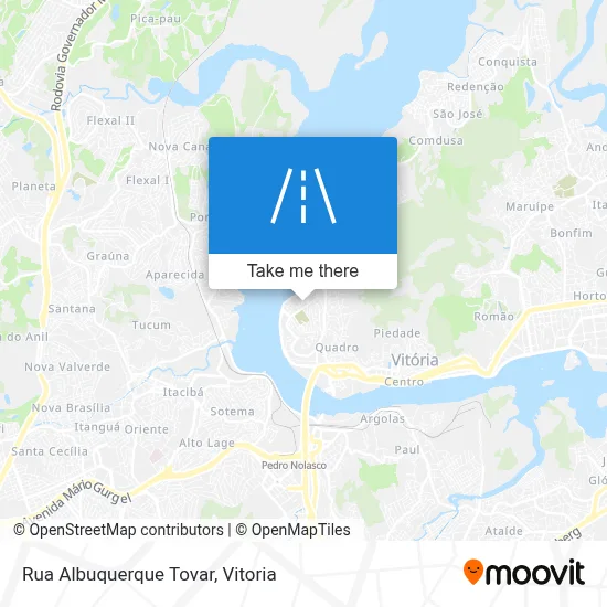 Rua Albuquerque Tovar map