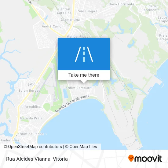 Rua Alcides Vianna map