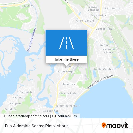 Rua Aldomirio Soares Pinto map