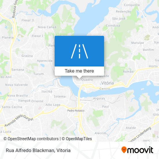 Rua Alfredo Blackman map