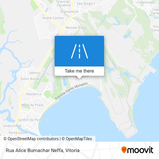 Rua Alice Bumachar Neffa map