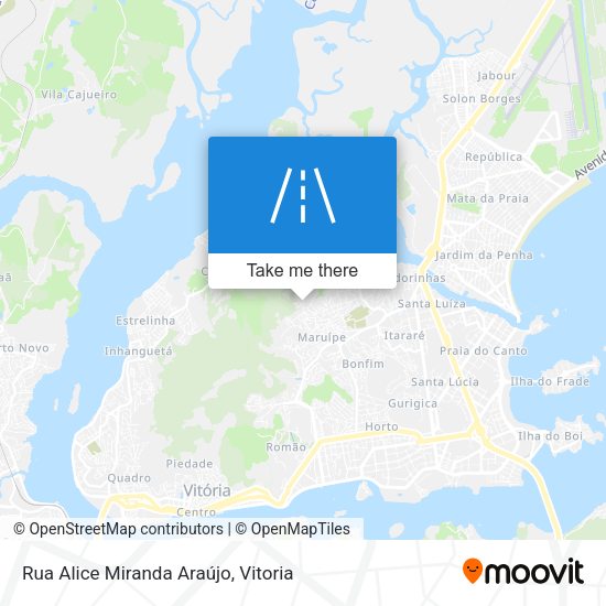 Rua Alice Miranda Araújo map
