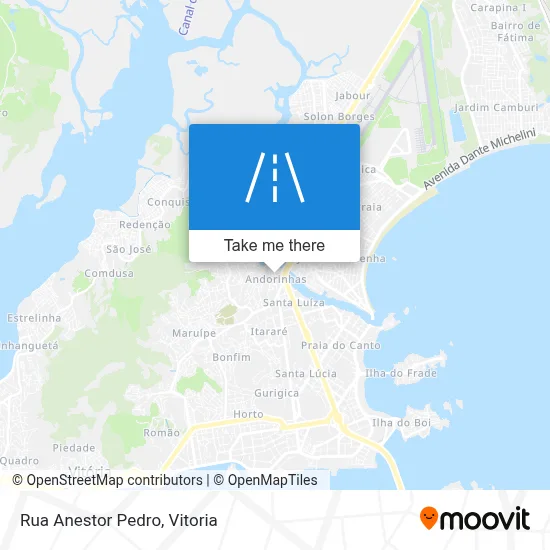 Rua Anestor Pedro map