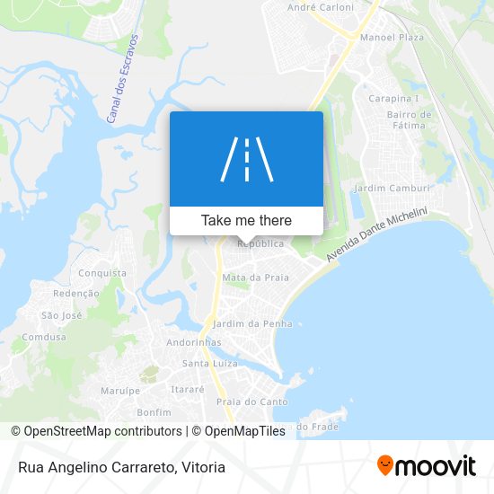Rua Angelino Carrareto map