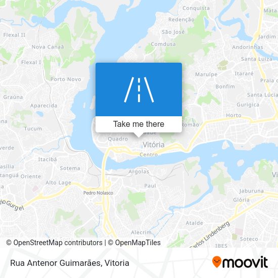 Rua Antenor Guimarães map