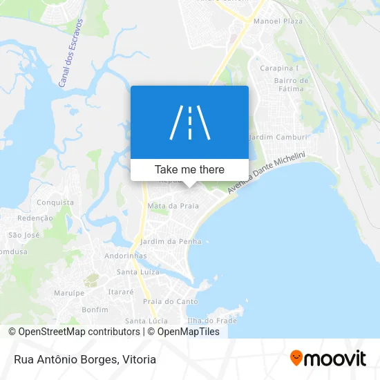 Rua Antônio Borges map