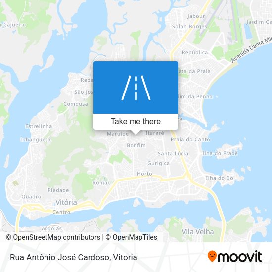 Rua Antônio José Cardoso map