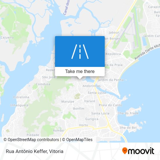 Rua Antônio Keffer map