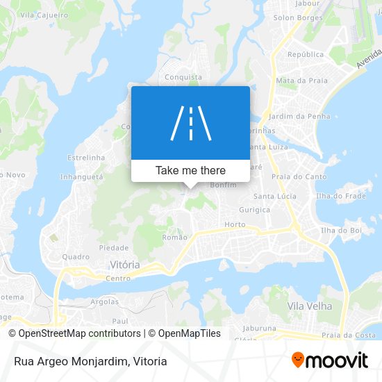 Rua Argeo Monjardim map