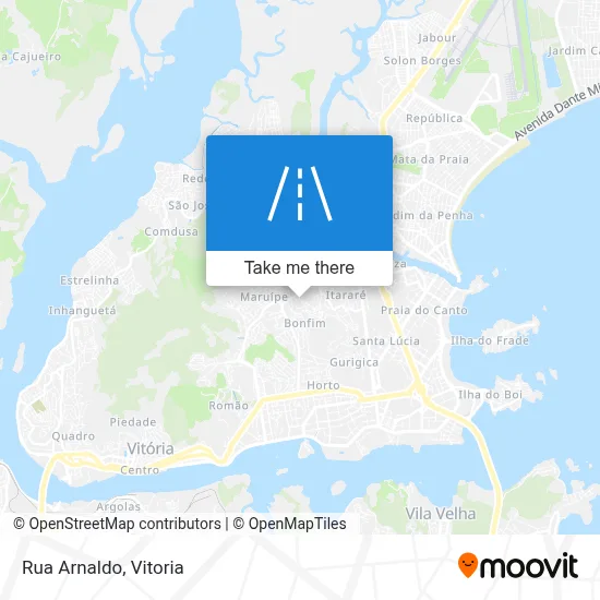 Rua Arnaldo map