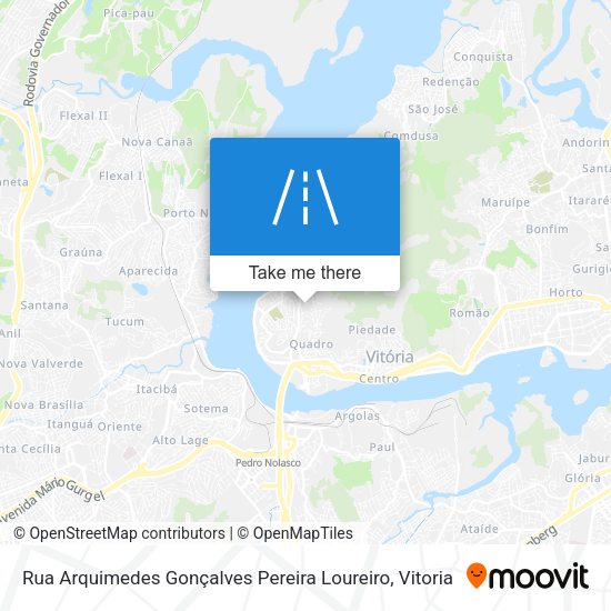 Rua Arquimedes Gonçalves Pereira Loureiro map