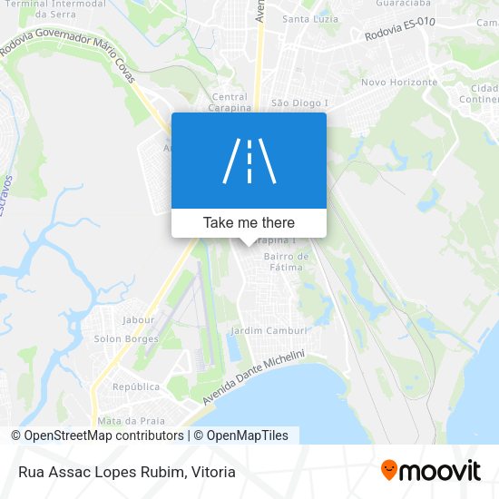 Rua Assac Lopes Rubim map