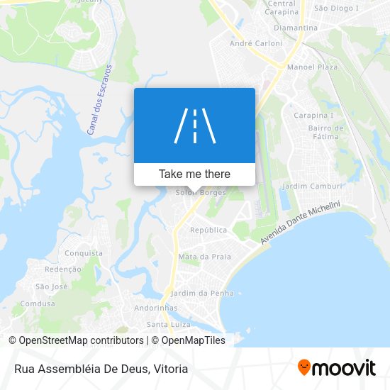 Rua Assembléia De Deus map