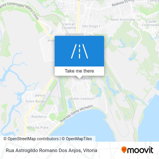 Rua Astrogildo Romano Dos Anjos map