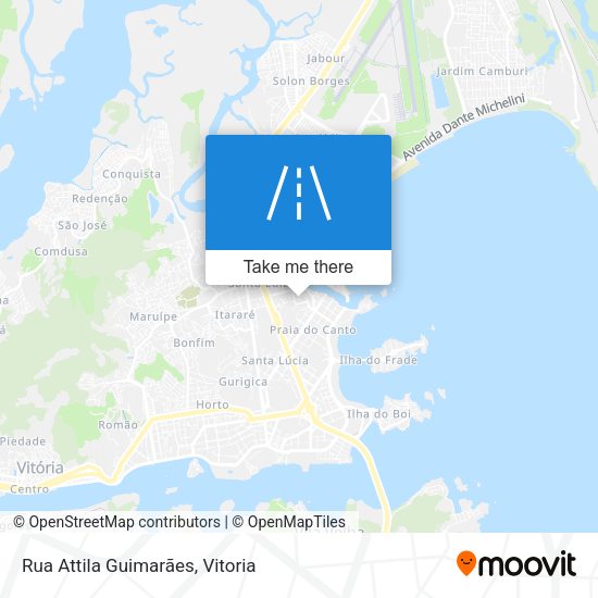 Rua Attila Guimarães map