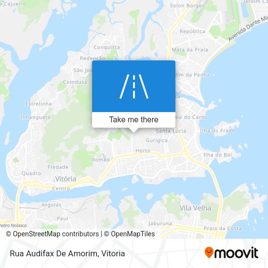 Rua Audifax De Amorim map