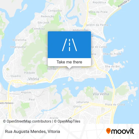 Rua Augusta Mendes map