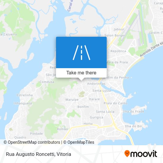 Rua Augusto Roncetti map