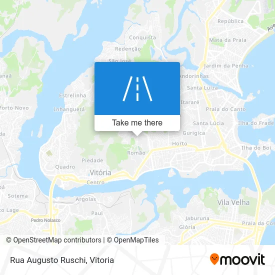 Rua Augusto Ruschi map