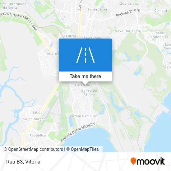 Rua B3 map