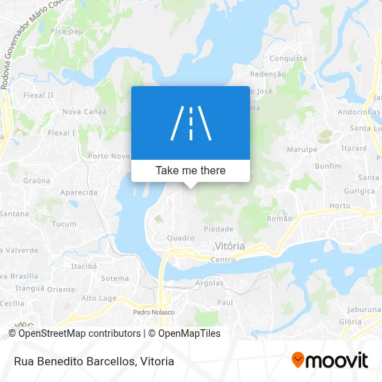 Rua Benedito Barcellos map