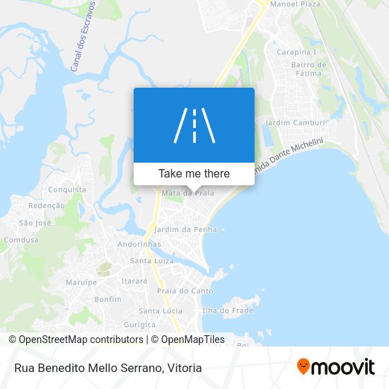 Rua Benedito Mello Serrano map