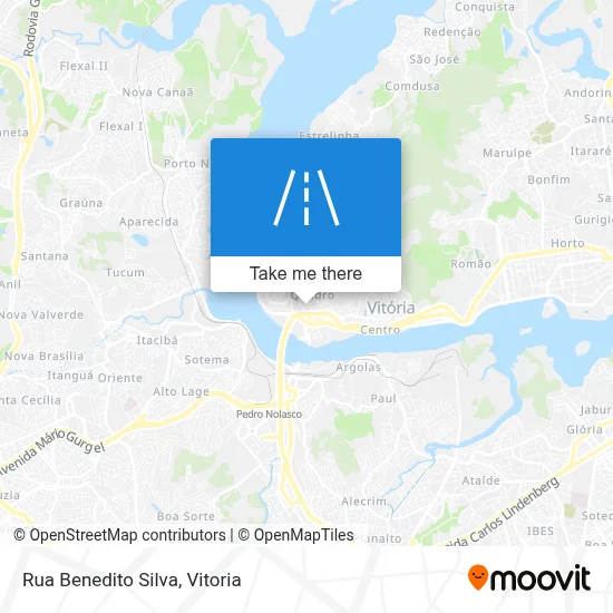 Rua Benedito Silva map