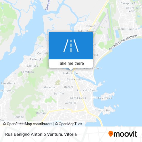 Rua Benigno Antônio Ventura map