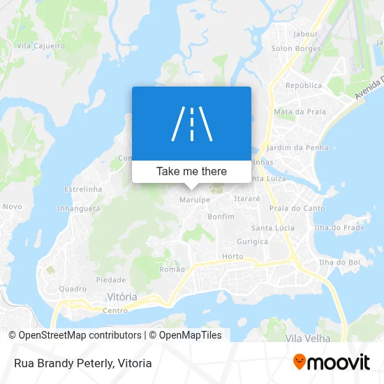 Rua Brandy Peterly map