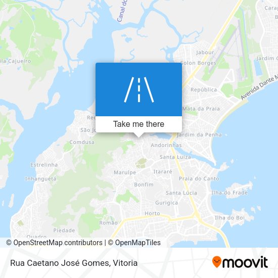 Rua Caetano José Gomes map