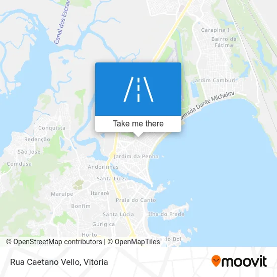 Rua Caetano Vello map