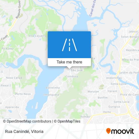 Rua Canindé map