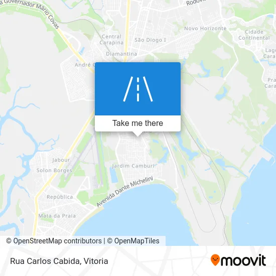 Rua Carlos Cabida map